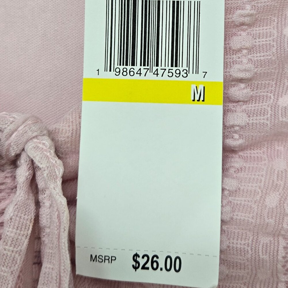 No Comment* Pink Lace* V-neck* Bell-Sleeve Blouse* Size: Juniors M - Picture 7 of 7